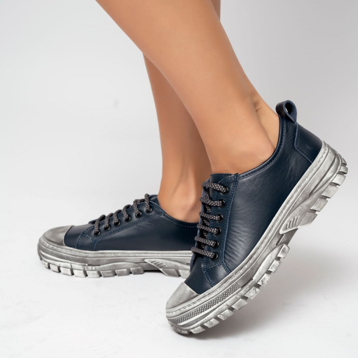 LESANSA ROCKY DK NAVY Women Sneakers - Zeke Collection