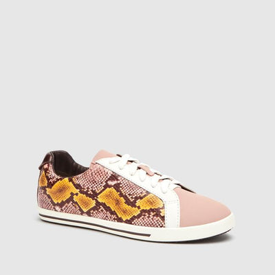 FRANKiE4 LUCY II MUSTARD PYTHON - Collective Shoes 