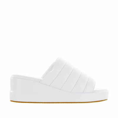 Lesansa Mazz White - Women Wedge - Collective Shoes 