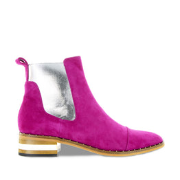 DJANGO & JULIETTE FORDA DK FUCHSIA SILVER - Women Boots - Collective Shoes 