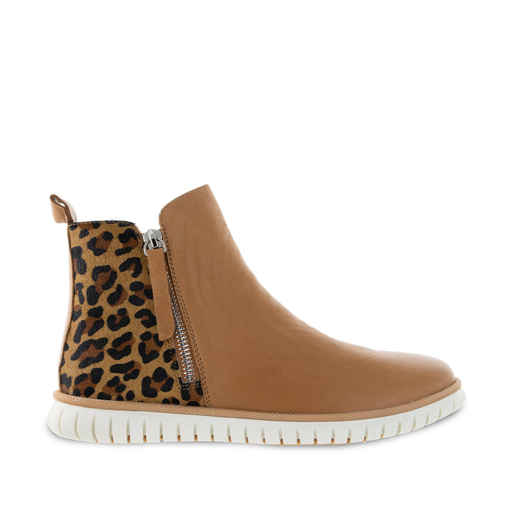 LESANSA ITALY TAN OCELOT Women Boots - Zeke Collection