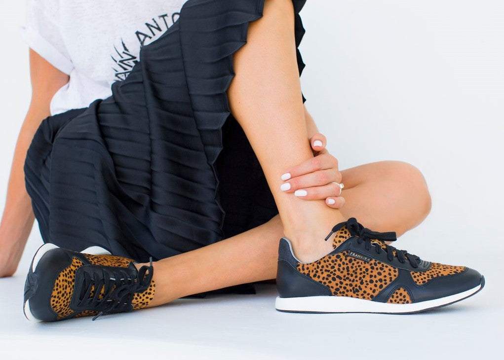 FRANKiE4 WiNNiE BLACK/CHEETAH - Collective Shoes 