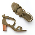 Load image into Gallery viewer, FRANKiE4 AMiE OLIVE NUBUCK - Collective Shoes 
