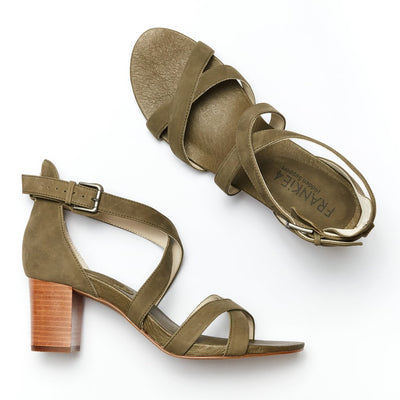 FRANKiE4 AMiE OLIVE NUBUCK - Collective Shoes 