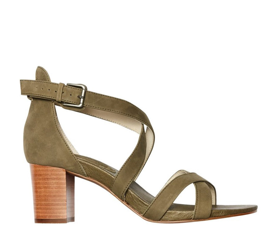 FRANKiE4 AMiE OLIVE NUBUCK - Collective Shoes 
