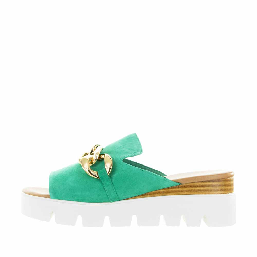 Django & Juliette Rablise Lt Emerald - Women Wedge - Collective Shoes 