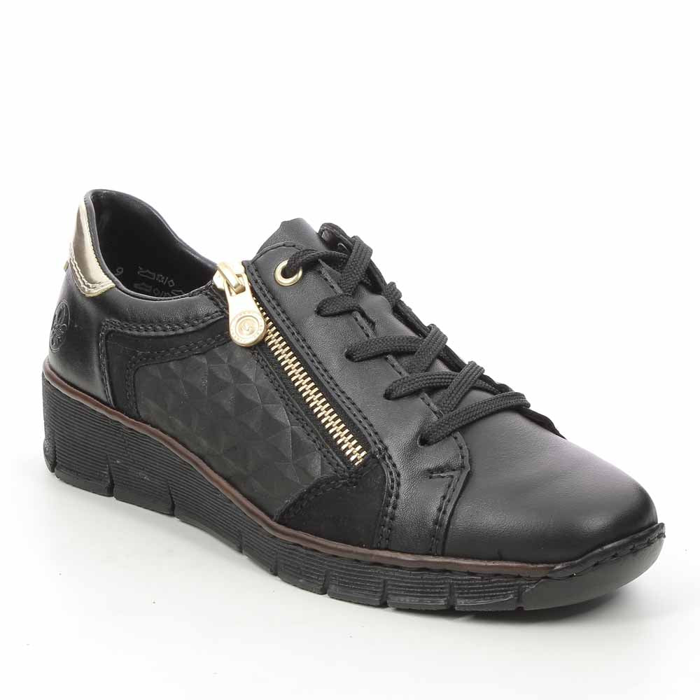 RIEKER 53703/00 BLACK - Women Sneakers - Collective Shoes 