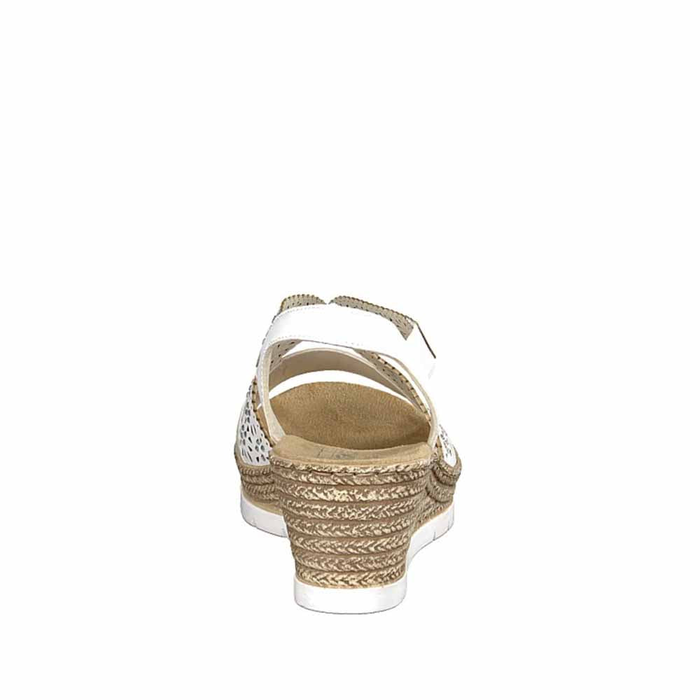 RIEKER 61916/80 WHITE - Rieker Women Sandals - Collective Shoes 