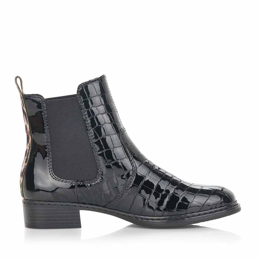 RIEKER 73494/00 BLACK - Women Boots - Collective Shoes 