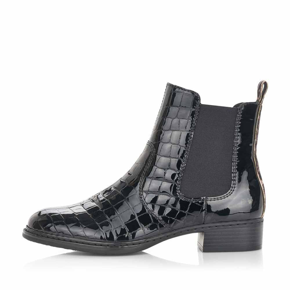 RIEKER 73494/00 BLACK - Women Boots - Collective Shoes 