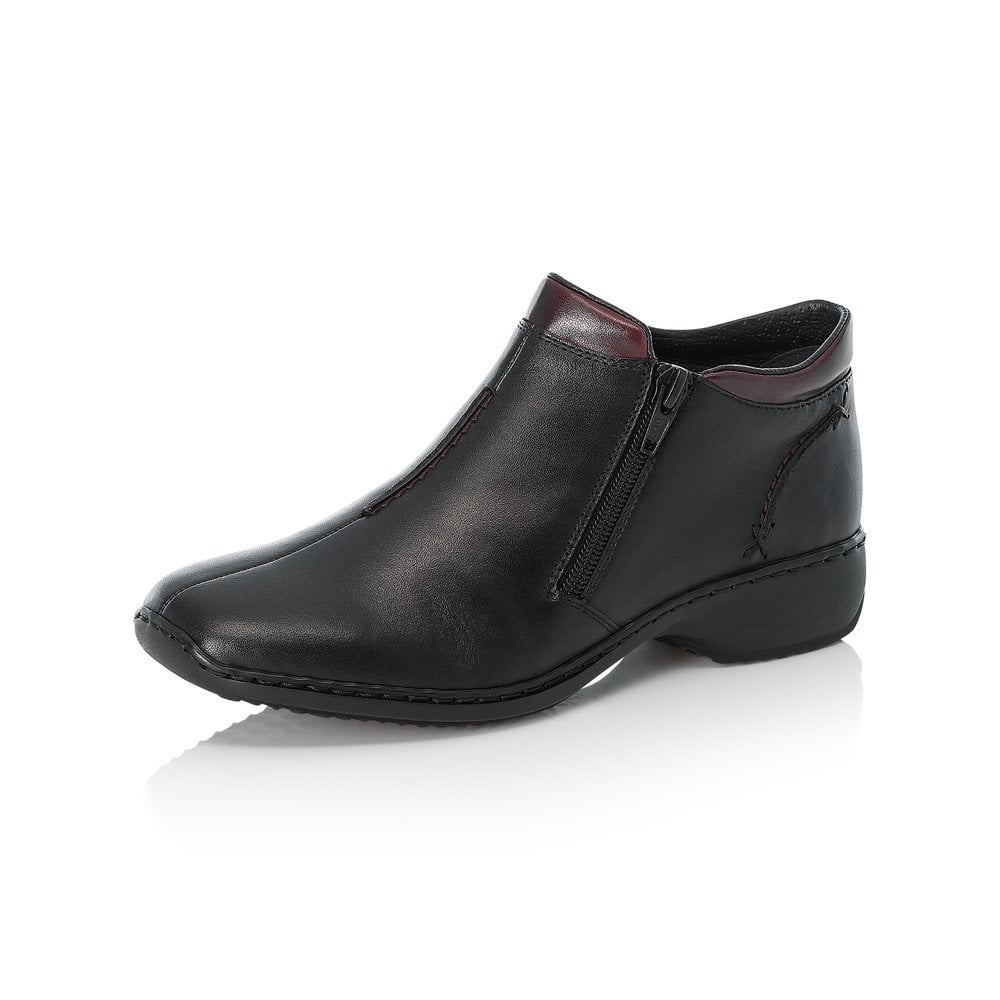 RIEKER L3882/00 BLACK - Collective Shoes 