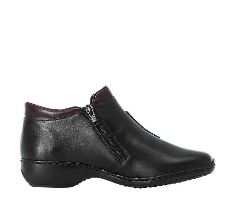 RIEKER L3882/00 BLACK - Collective Shoes 