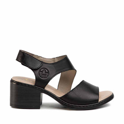 RIEKER V0570/00 BLACK - Rieker Women Sandals - Collective Shoes 