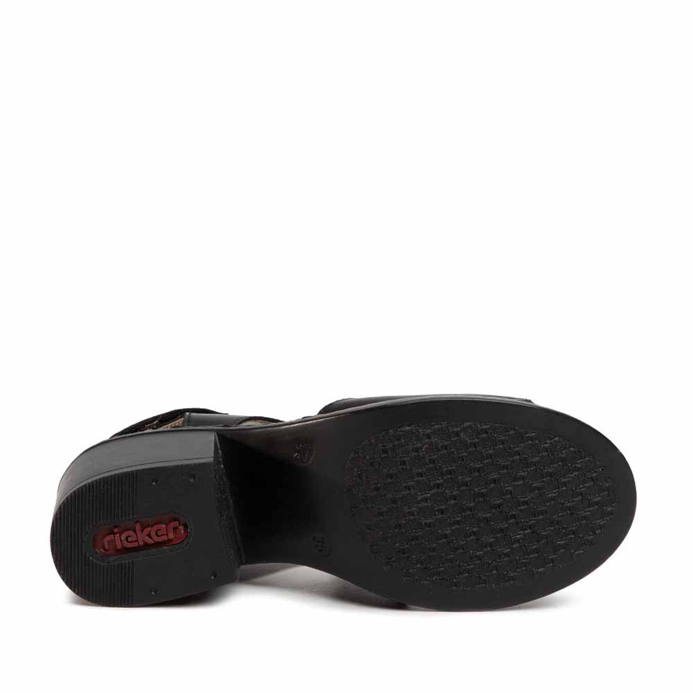 RIEKER V0570/00 BLACK - Rieker Women Sandals - Collective Shoes 