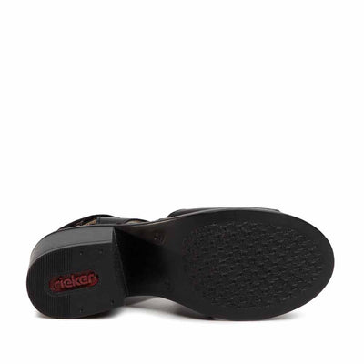 RIEKER V0570/00 BLACK - Rieker Women Sandals - Collective Shoes 