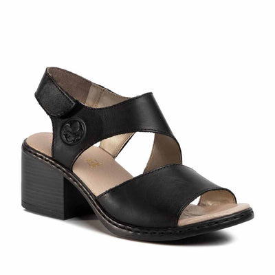 RIEKER V0570/00 BLACK - Rieker Women Sandals - Collective Shoes 