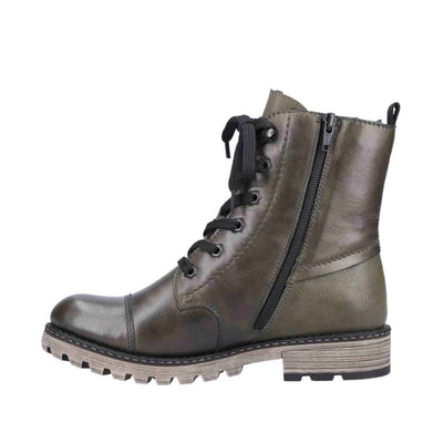 RIEKER Y6700/52 OLIVE - Women Boots - Collective Shoes 