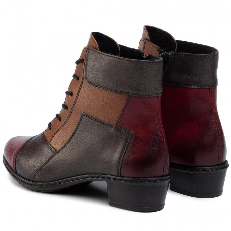 RIEKER Y0728/35 RED COMBO - Collective Shoes 