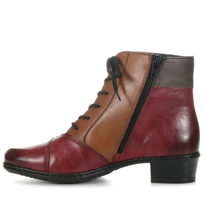 RIEKER Y0728/35 RED COMBO - Collective Shoes 