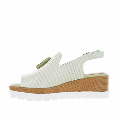 BRESLEY SEACOMBE MINT CROC - Women Sandals - Collective Shoes 