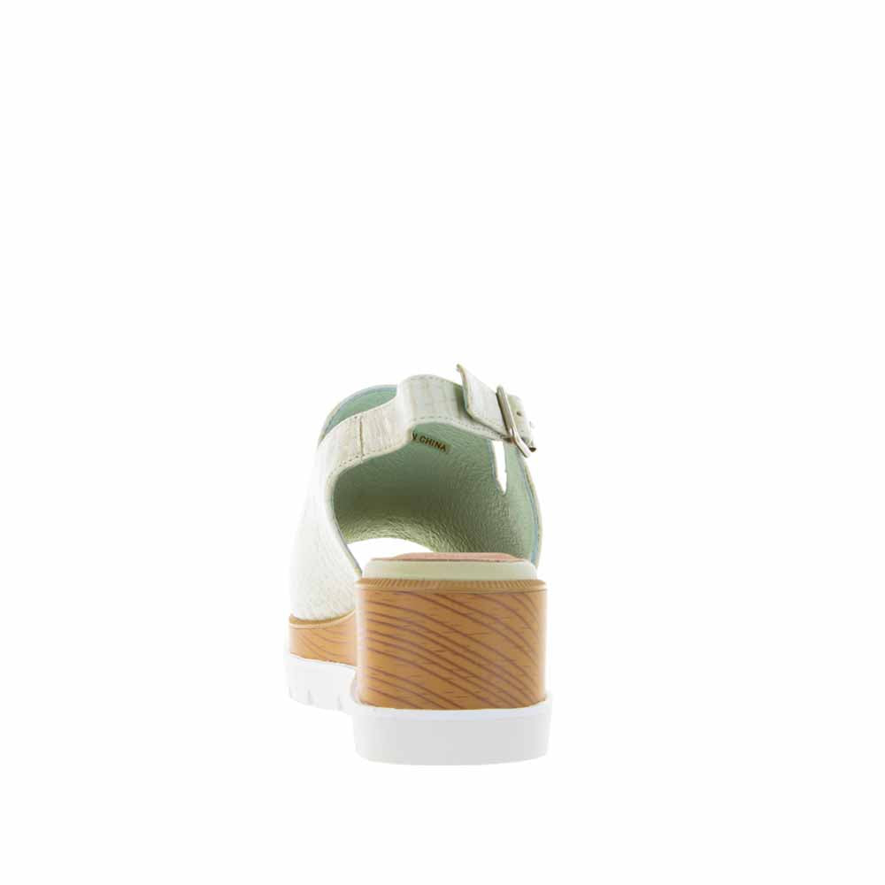 BRESLEY SEACOMBE MINT CROC - Women Sandals - Collective Shoes 