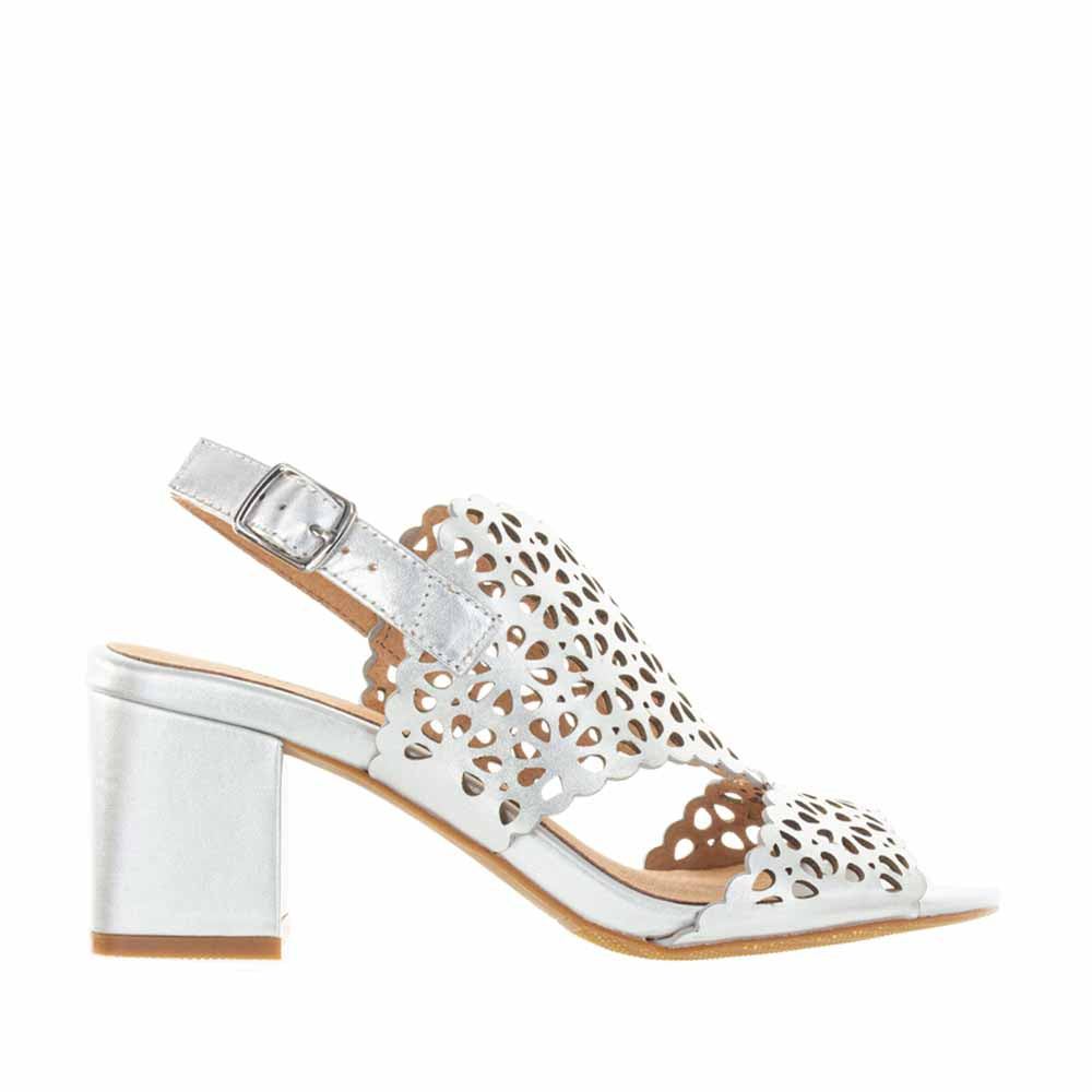 BRESLEY SWEEPER SILVER - Bresley Women Sandals - Collective Shoes 