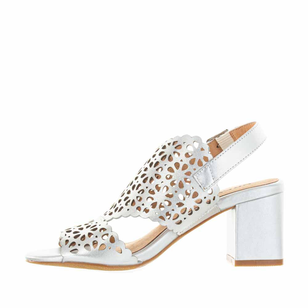 BRESLEY SWEEPER SILVER - Bresley Women Sandals - Collective Shoes 