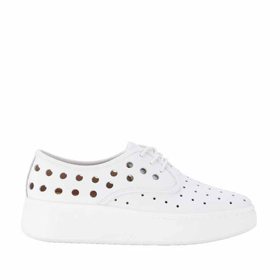 Rollie Derby City Punch White | Collective Shoes