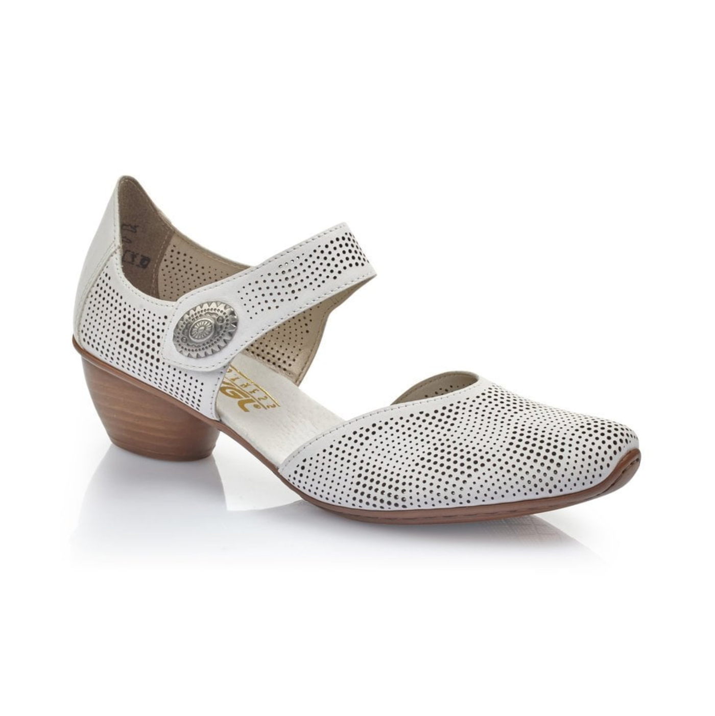 Rieker 43767/80 White - Women Sandals - Collective Shoes 