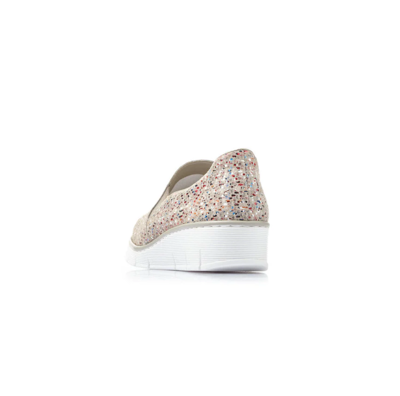 RIEKER 53766-61 BEIGE - Women Slip On - Collective Shoes 