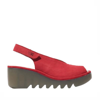 Fly London Baye Lipstick Red - Women Sandals - Collective Shoes 
