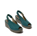 Load image into Gallery viewer, Fly London Baye Teal - Women Sandals - Collective Shoes 

