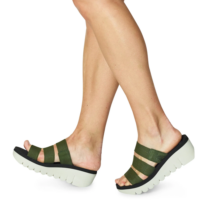 FLY LONDON YIAN MILITARY - Women Slip On - Collective Shoes 