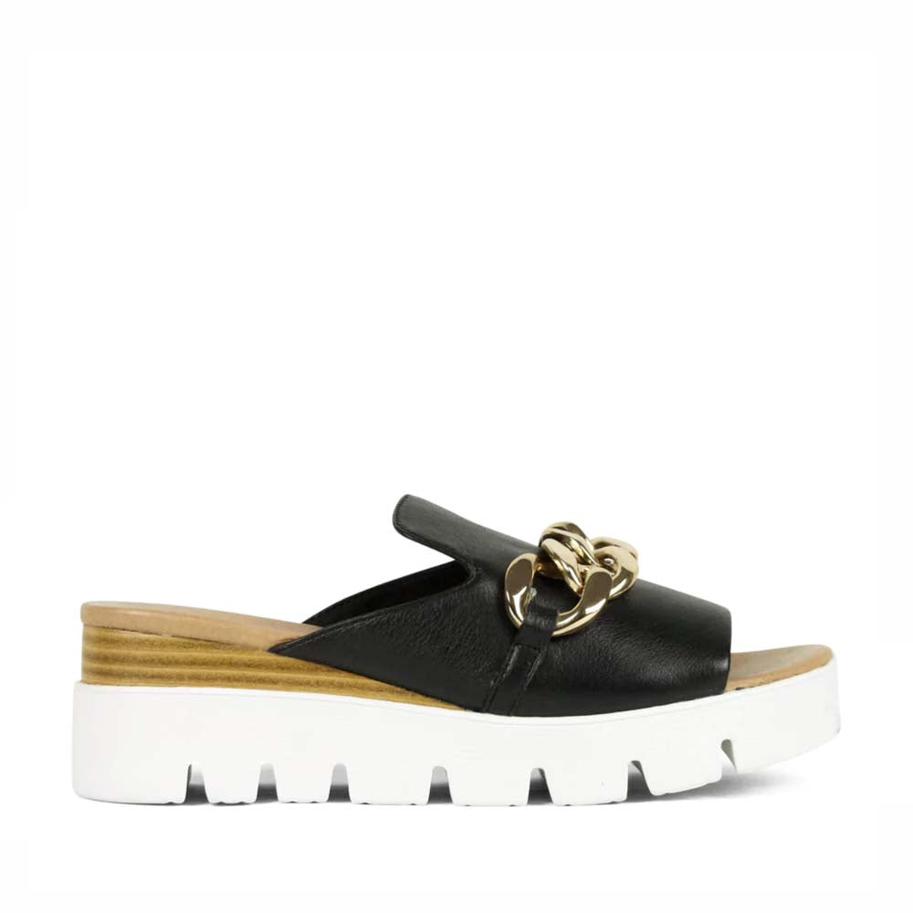 Django & Juliette Rablise Black - Women Wedge - Collective Shoes 