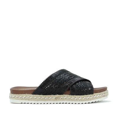 LOS CABOS TINNY BLACK - Women Flats - Collective Shoes 