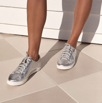 FRANKiE4 NAT II SILVER TUMBLED - Women sneakers - Collective Shoes 