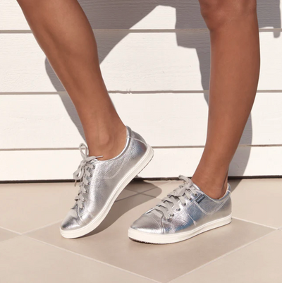 FRANKiE4 NAT II SILVER TUMBLED - Women sneakers - Collective Shoes 