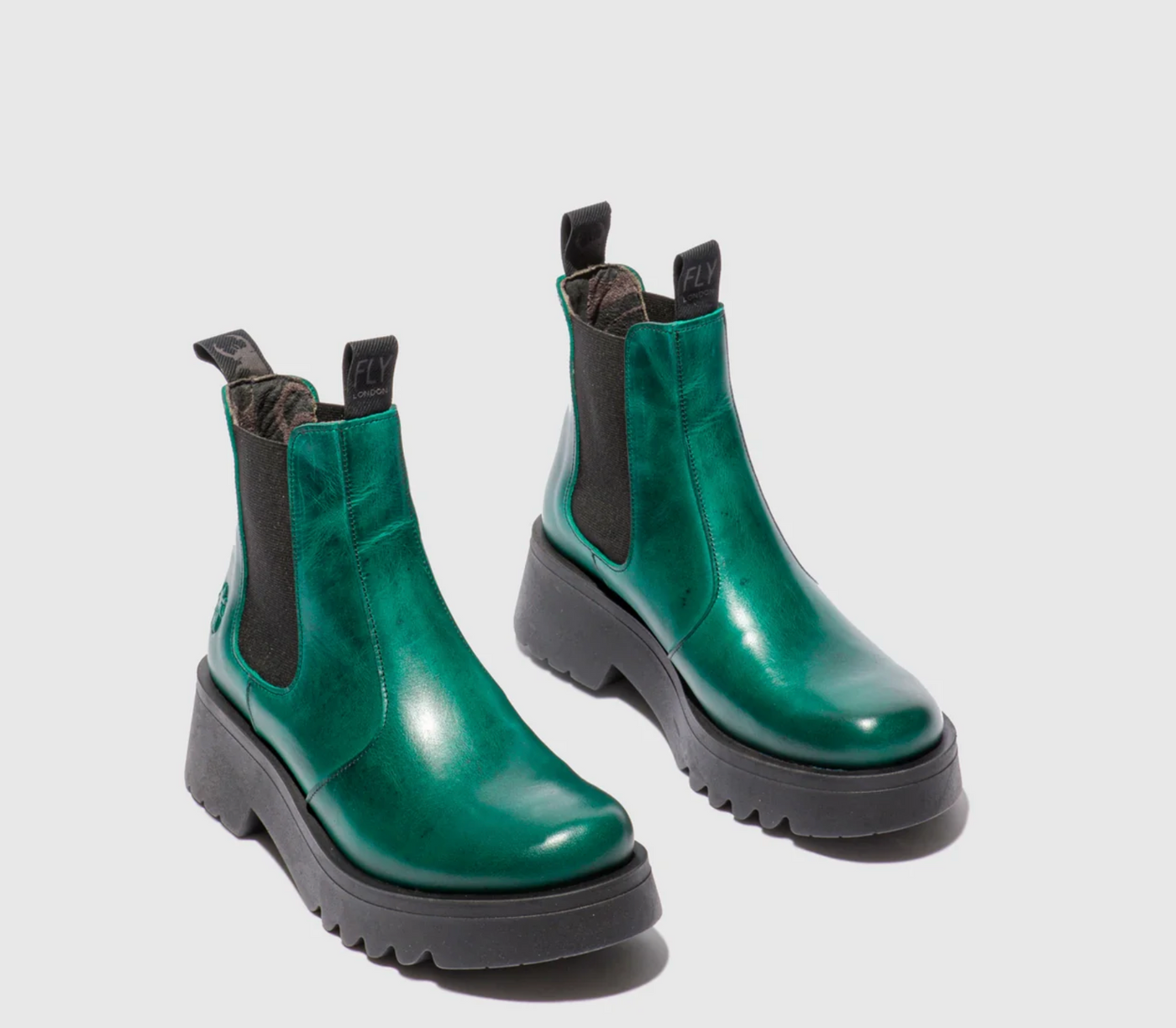 FLY LONDON MEDI SHAMROCK GREEN - Women Boots - Collective Shoes 