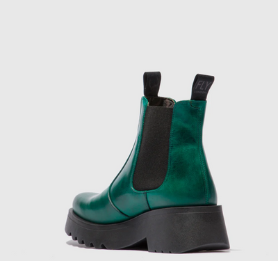 FLY LONDON MEDI SHAMROCK GREEN - Women Boots - Collective Shoes 