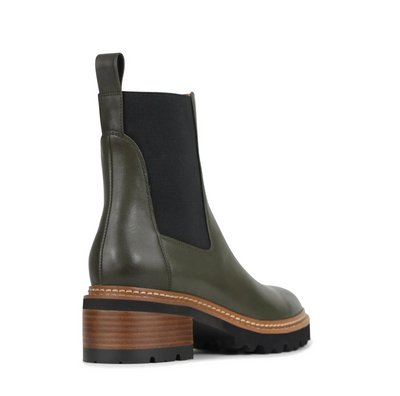 EOS LINEAR DARK OLIVE - Women Boots - Collective Shoes 