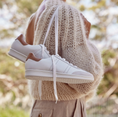 Load image into Gallery viewer, FRANKIE4 DREW WHITE NUTMEG - Women sneakers - Collective Shoes 
