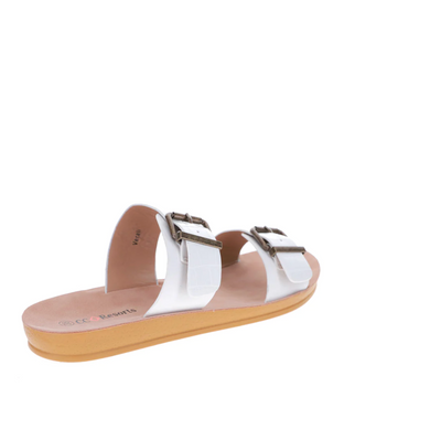CC RESORTS VERALI WHITE - Women Flats - Collective Shoes 