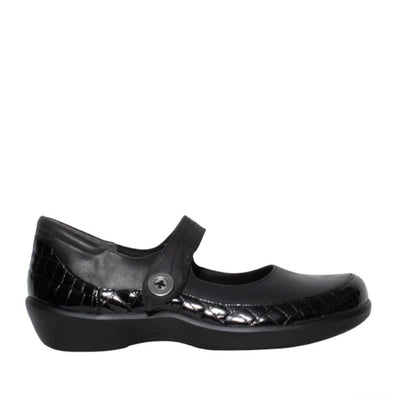 ZIERA GLORIA BLACK PATENT - Women Sandals - Collective Shoes 