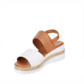 Load image into Gallery viewer, LESANSA TESS WHITE TAN - Women Sandals - Collective Shoes 

