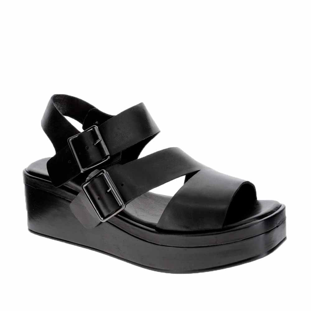 LESANSA TRI BLACK - Women Sandals - Collective Shoes 