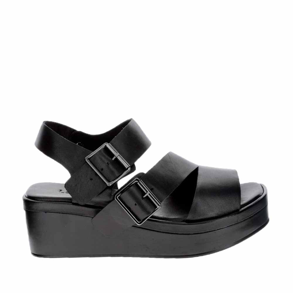 LESANSA TRI BLACK - Women Sandals - Collective Shoes 