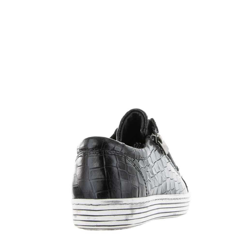 CABELLO UNITY BLACK CROC - Women sneakers - Collective Shoes 