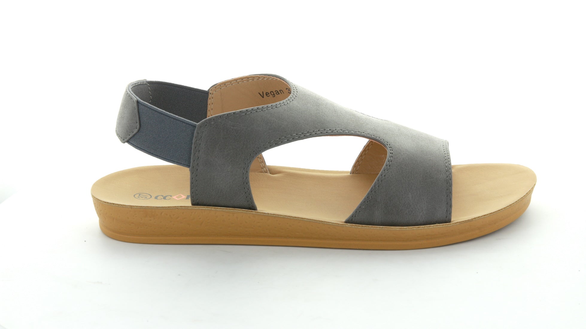 CC RESORTS VEGAN LT GREY - Women Sandals - Collective Shoes 