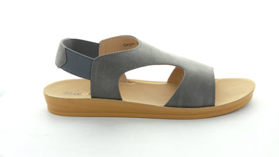 CC RESORTS VEGAN LT GREY - Women Sandals - Collective Shoes 
