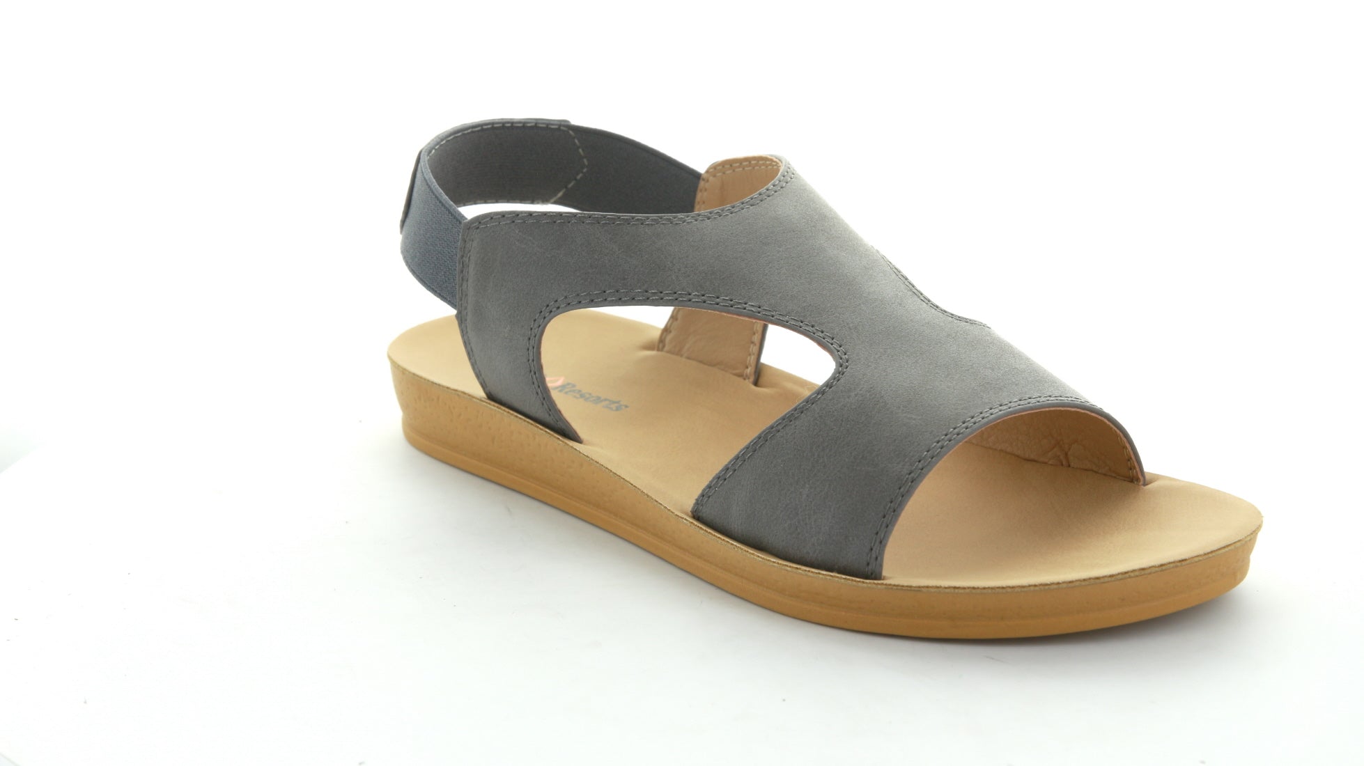 CC RESORTS VEGAN LT GREY - Women Sandals - Collective Shoes 